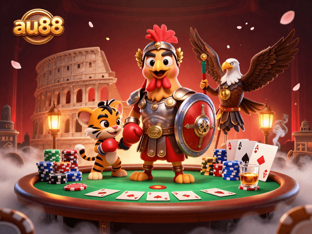 Experience thrilling card games at au88 with poker tables and exciting gameplay elements.