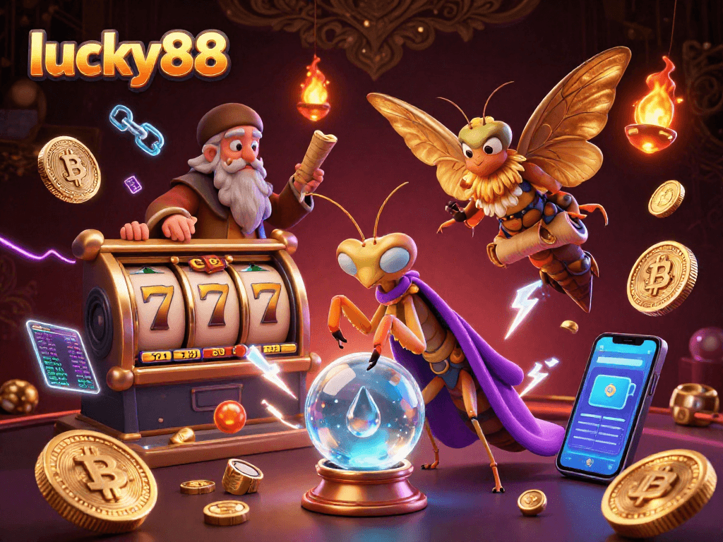 Experience lucky88's vibrant casino offerings with 3D characters and dynamic gaming elements.
