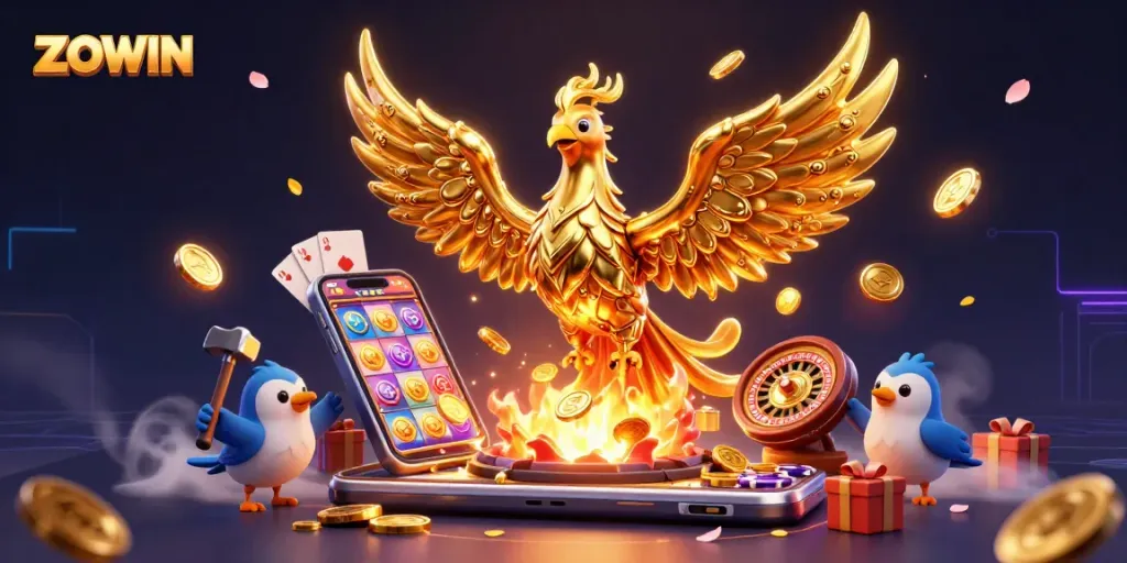 Experience thrilling winning opportunities at ZOWIN games with dynamic visual elements and action-packed themes.