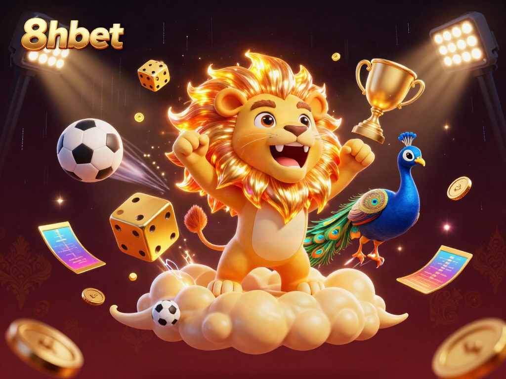 Experience exciting moments with 8xbet as the sun lion roars amidst dynamic sports elements.