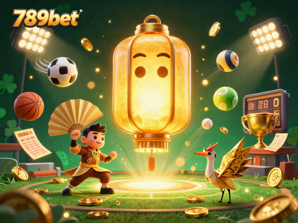 Experience the lively action of gambling with 789bet, featuring dynamic sports betting characters.