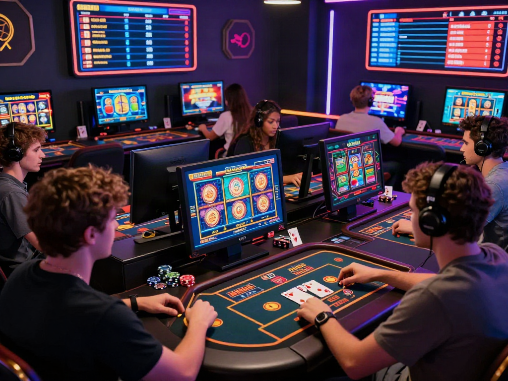 Exciting online gaming experience at Nohuwin with players engaged in vibrant digital casino games at https://choinohu.vip/.