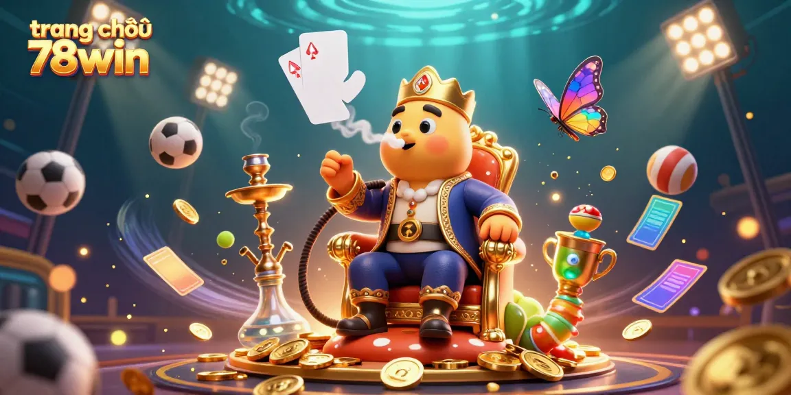 Engage with thrilling action at trang chủ 78win through this vibrant casino illustration.
