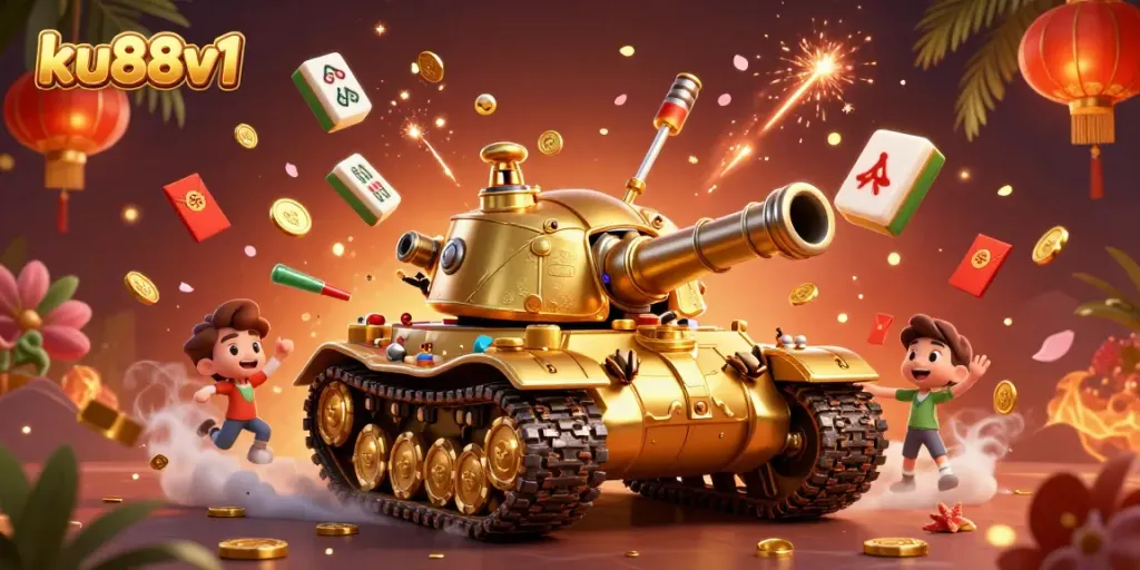 Experience thrilling gameplay at ku88v1 with vibrant casino elements and dynamic celebration.