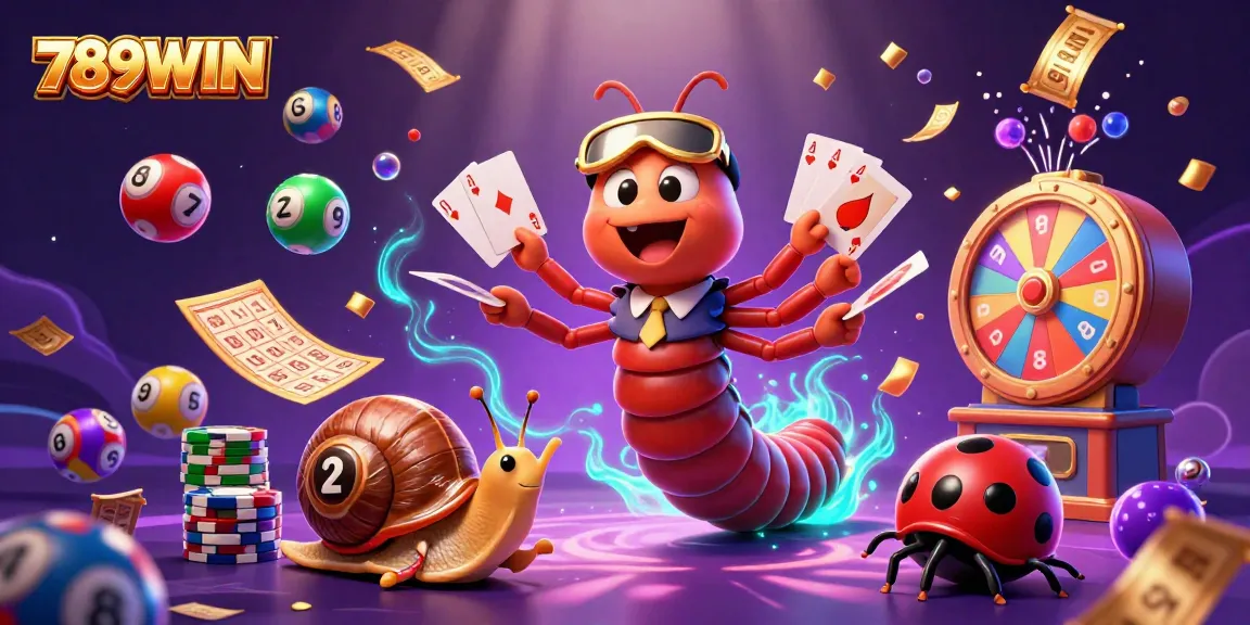 Experience the thrill of 789WIN casino with vibrant characters and energetic gameplay elements.