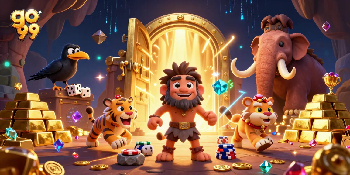 Spin and win big with go 99 at our prehistoric casino featuring fun animations.