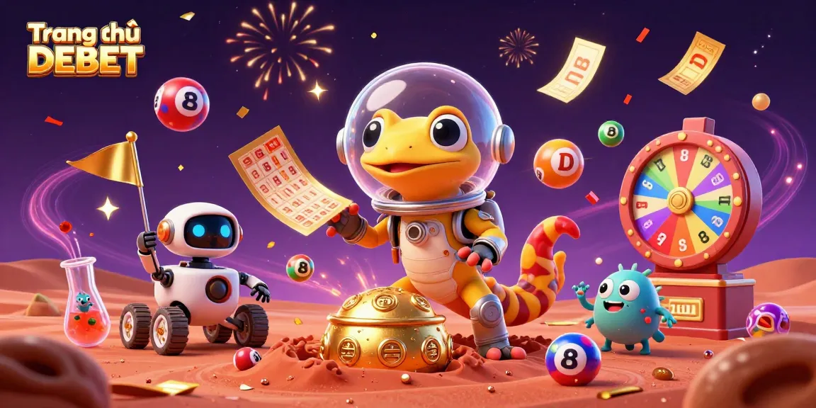 Engage with the exciting world of Trang chủ DEBET as a Martian gecko discovers a golden casino