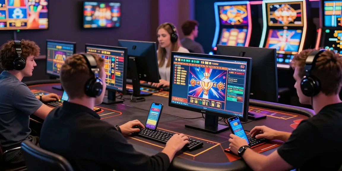 Engaging online gaming experience at https://haywin.eu.com/ with diverse players and exciting games in a vibrant atmosphere.