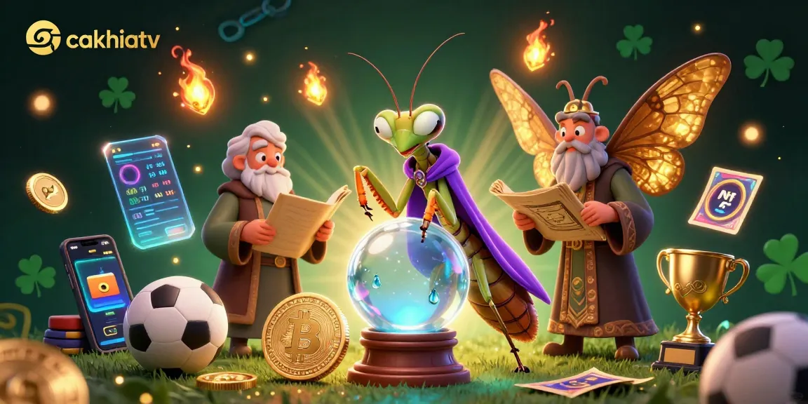 CakhiaTV enhances your sports betting experience with vibrant visuals of fortune tellers and oracles.