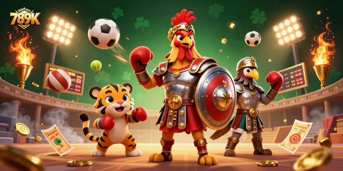 Engage with thrilling gameplay at 789K with an epic 3D scene showcasing action-packed betting excitement.