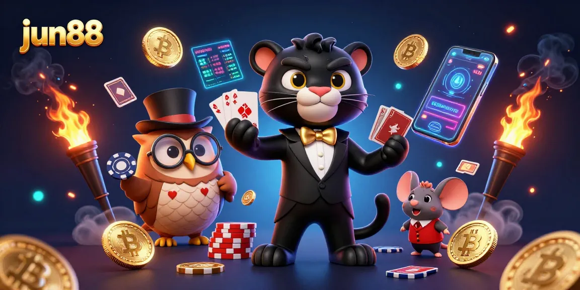 Experience the thrill of gaming at jun88 with the stylish panther dealer, bringing cards to life.