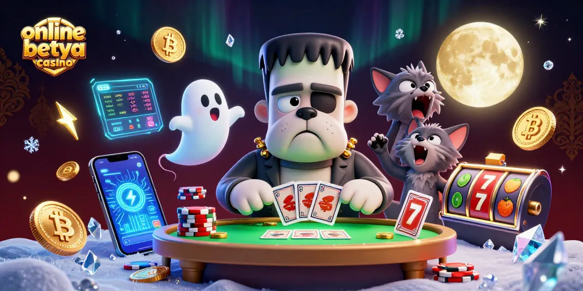 Experience thrilling action at online betya casino with a vibrant 3D illustration showcasing gambling excitement.