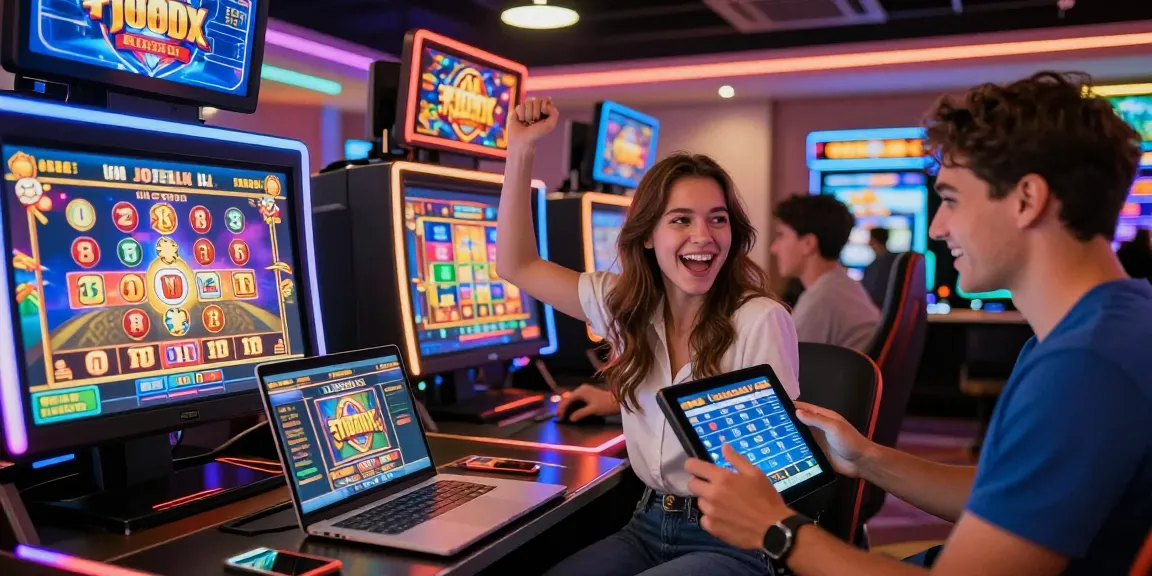 Pengalaman bermain di https://tahun4d.com/ dengan pemain senang merayakan kemenangan slot online.